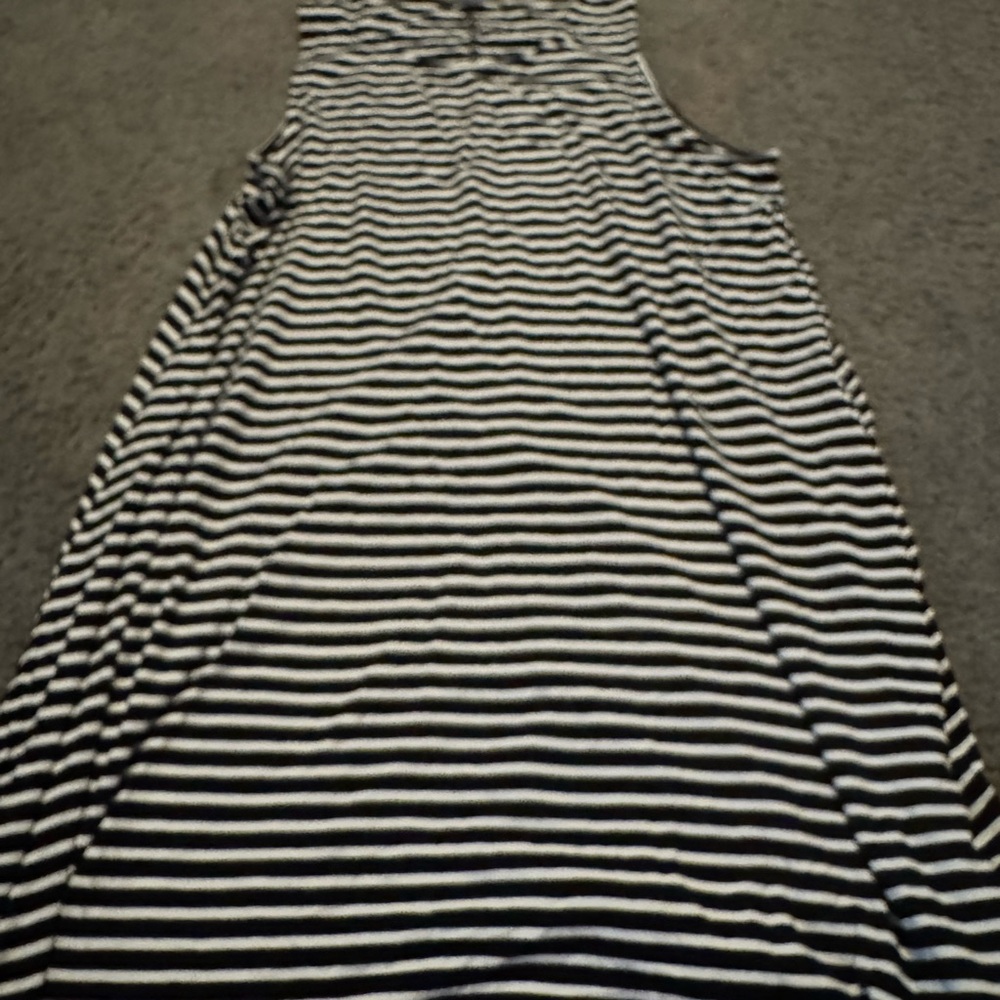 Old Navy Monochrome Striped Dress